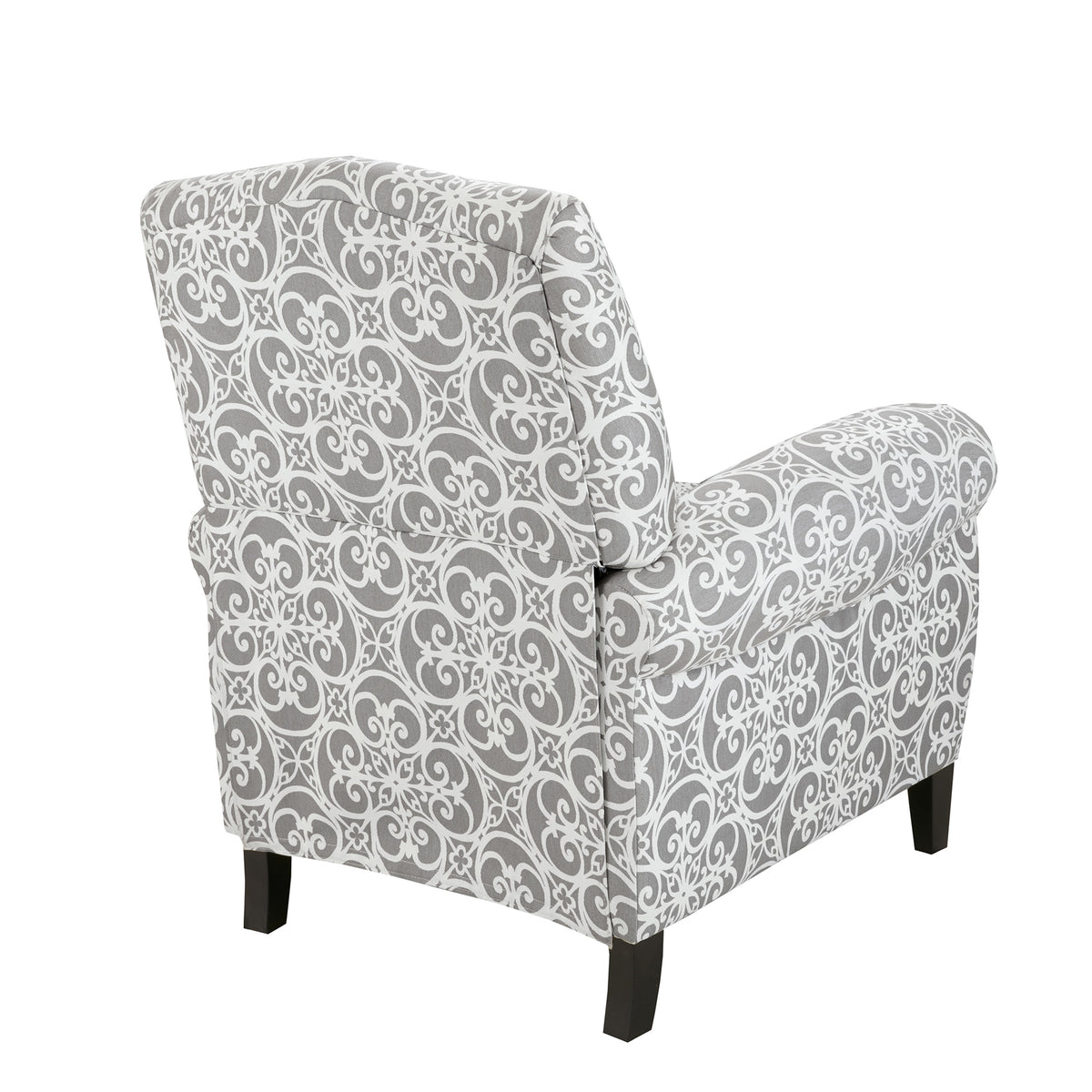 Kirby Push Back Recliner - Grey
