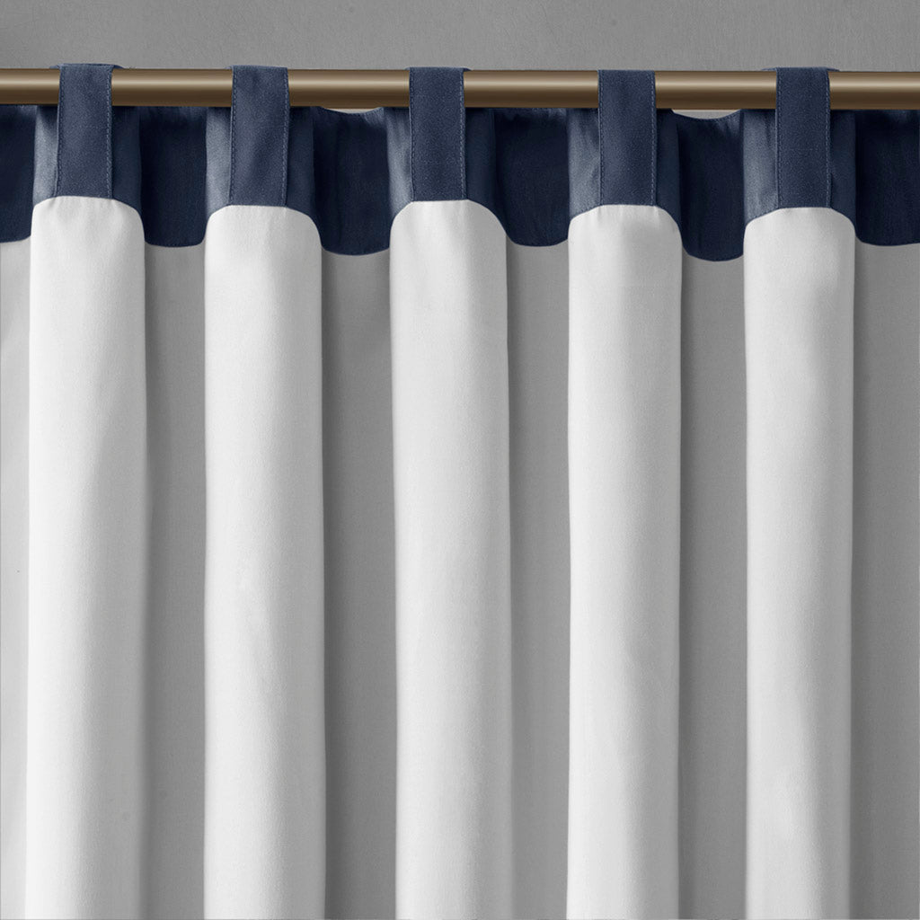 Andora Curtain Panel - Navy
