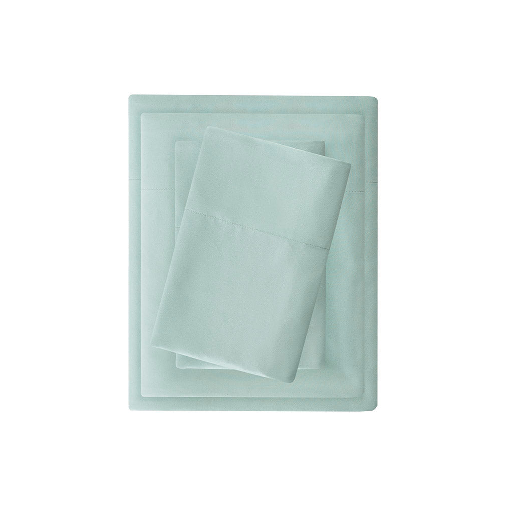 Luxurious Brushed Microfiber Deep Pocket Sheet Set - Seafoam