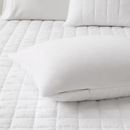 Cocoon 3 Piece Quilt Top Duvet Cover Mini Set - White