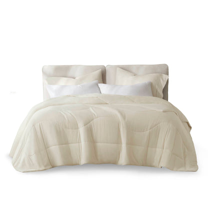 Cooling Reversible Tencel Comforter Blanket - Ivory