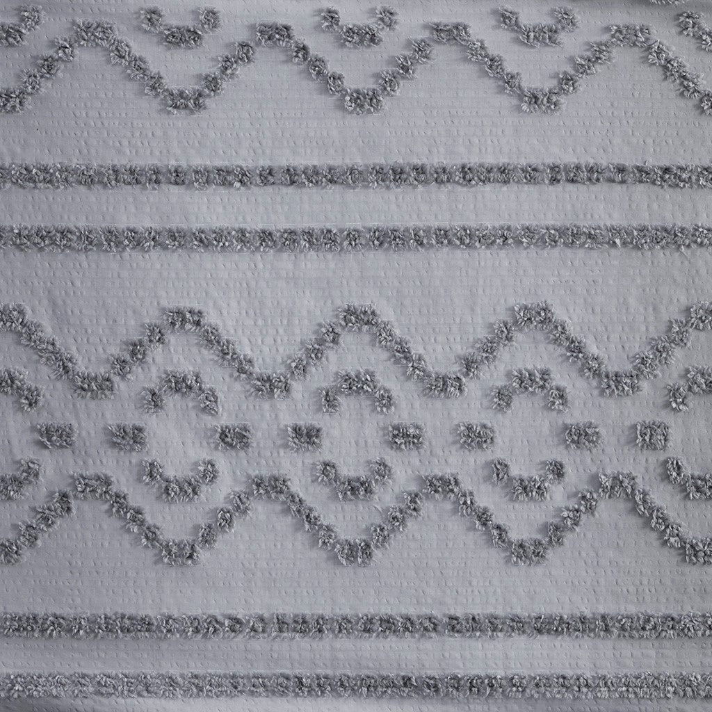 Annie Solid Clipped Jacquard Window Curtain