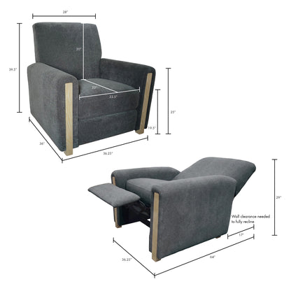 Scarlett Recliner - Grey