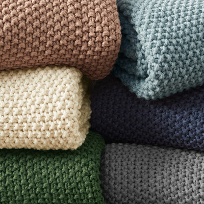 Bree Knit Throw - Brown