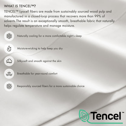 Tencel Cotton Sheets - Bright White