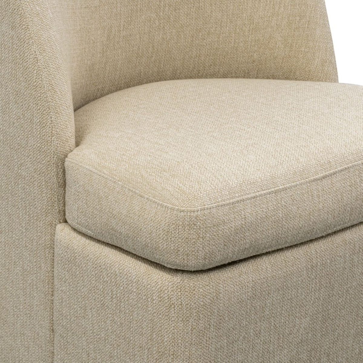 Lyra Dining Chair with castors - Taupe