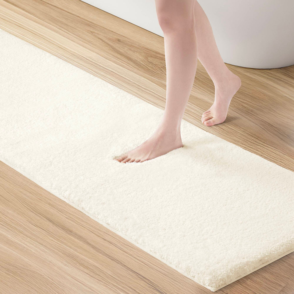 Marshmallow Bath Rug Collection - Cream