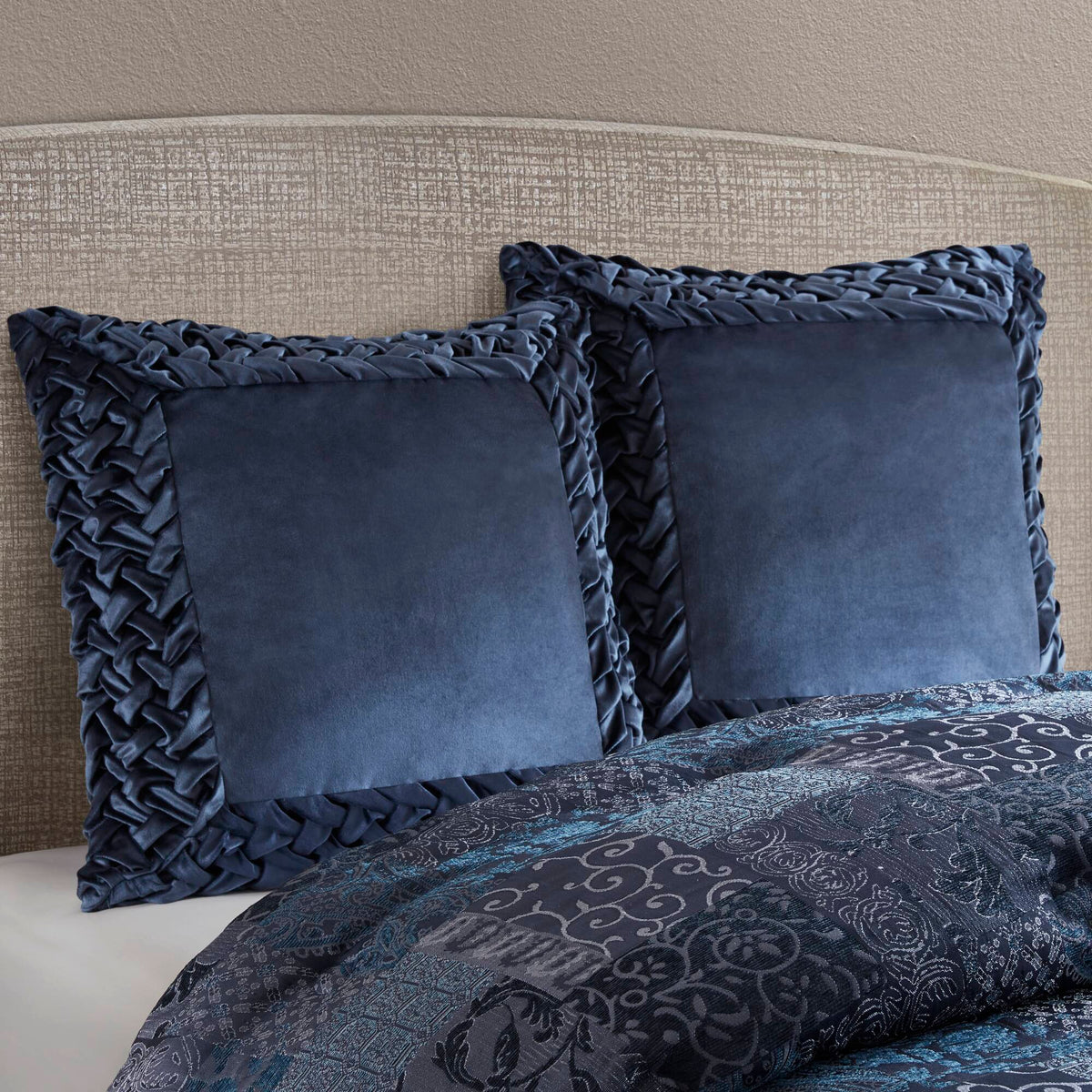 Galleria Euro sham - Navy