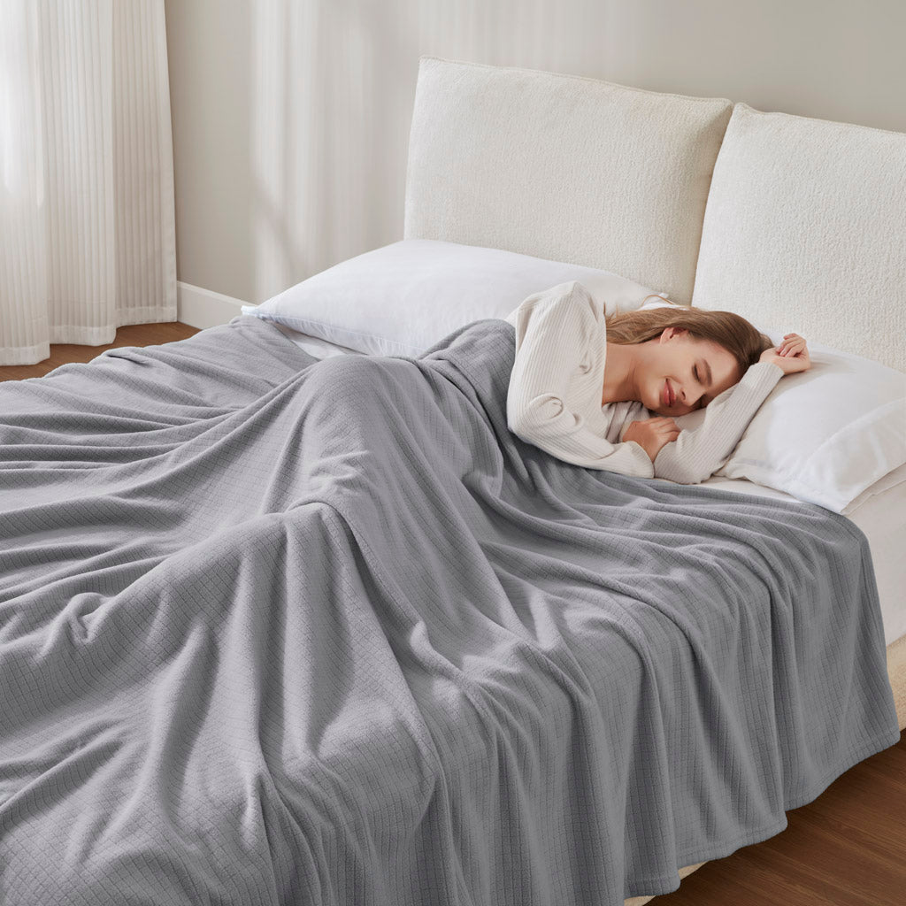 Microfleece Blanket - Grey