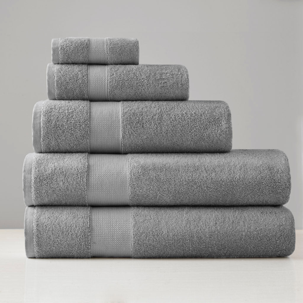 Premium Turkish Cotton 500GSM Plush Towel Set - Charcoal