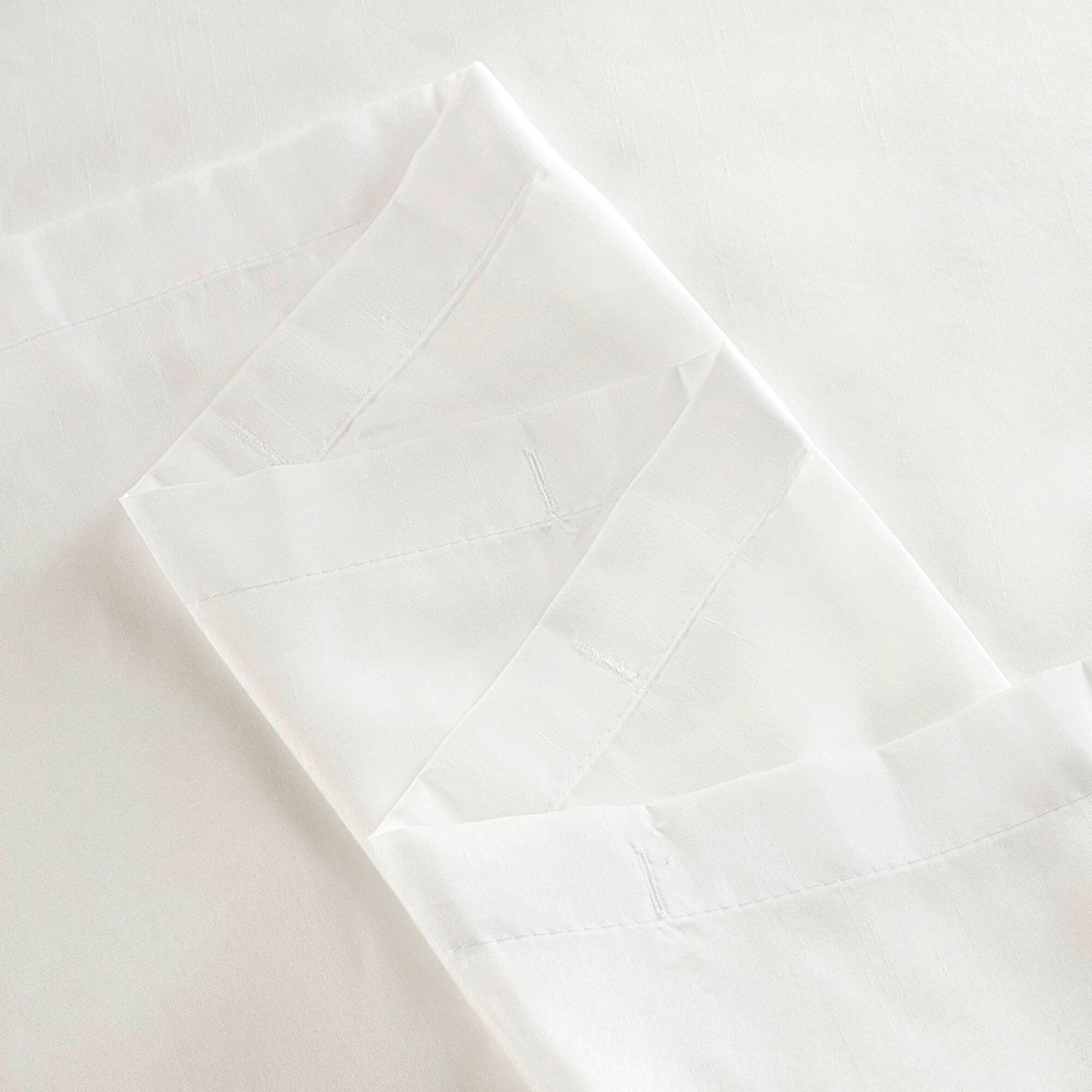 Laurel Tufted Semi-Sheer Shower Curtain - White