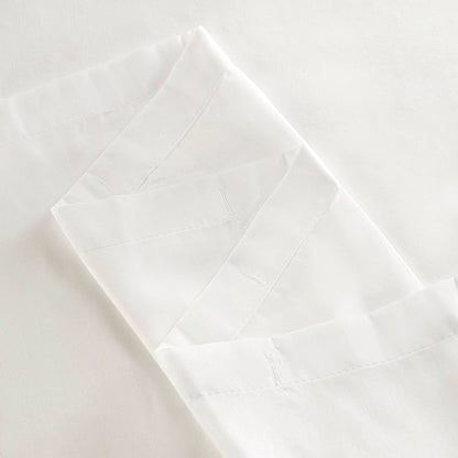 Laurel Tufted Semi-Sheer Shower Curtain - White