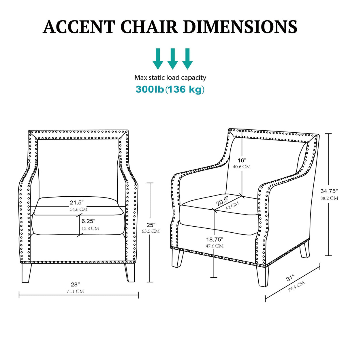 Shasta Accent Chair - Brown