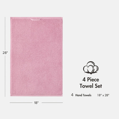 Diagonal Ribbed - Pink