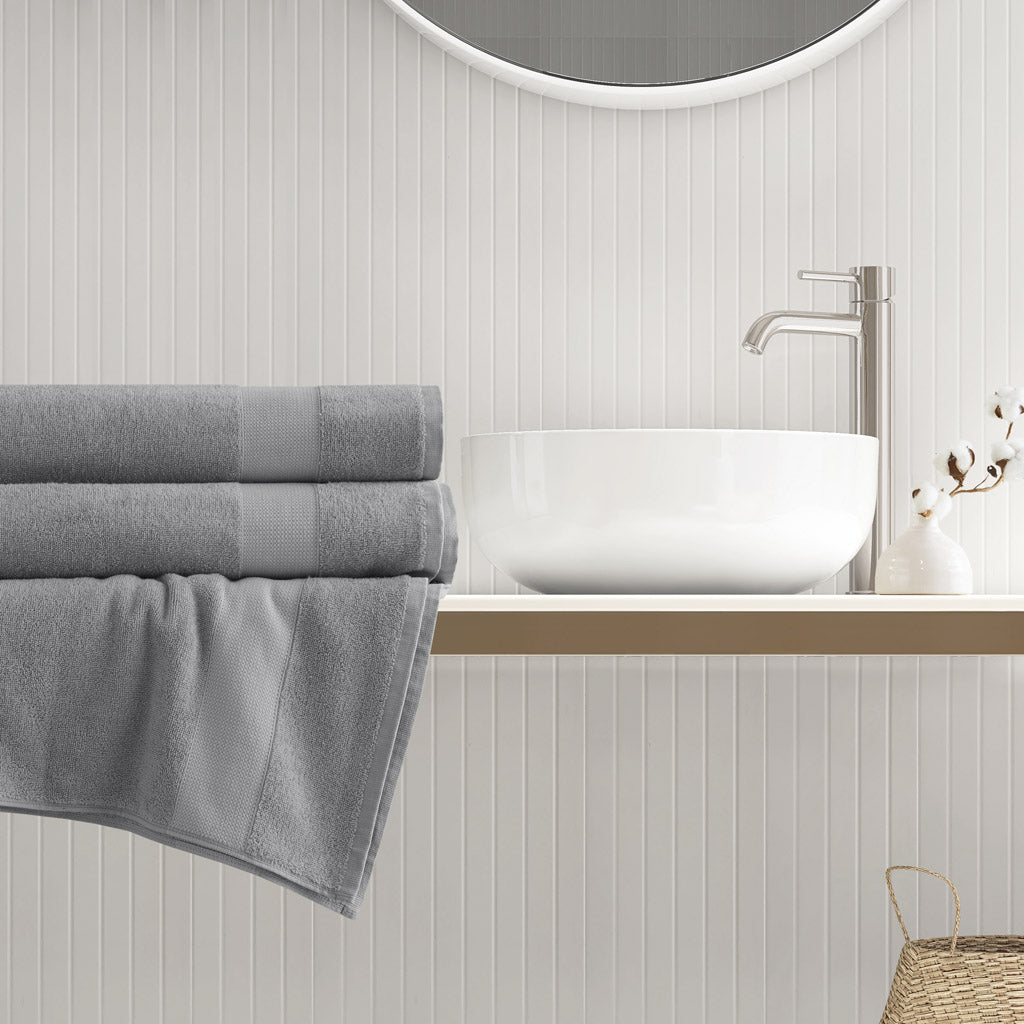 Premium Turkish Cotton 500GSM Plush Towel Set - Charcoal