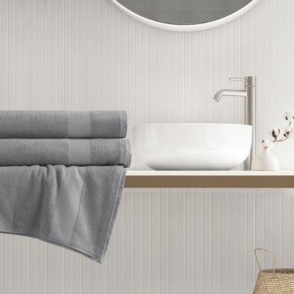 Premium Turkish Cotton 500GSM Plush Towel Set - Charcoal