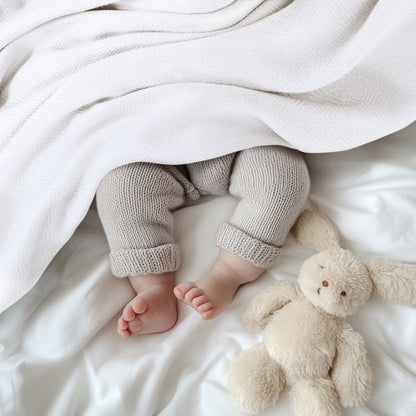 Bamboo Cotton Rayon Blanket - White