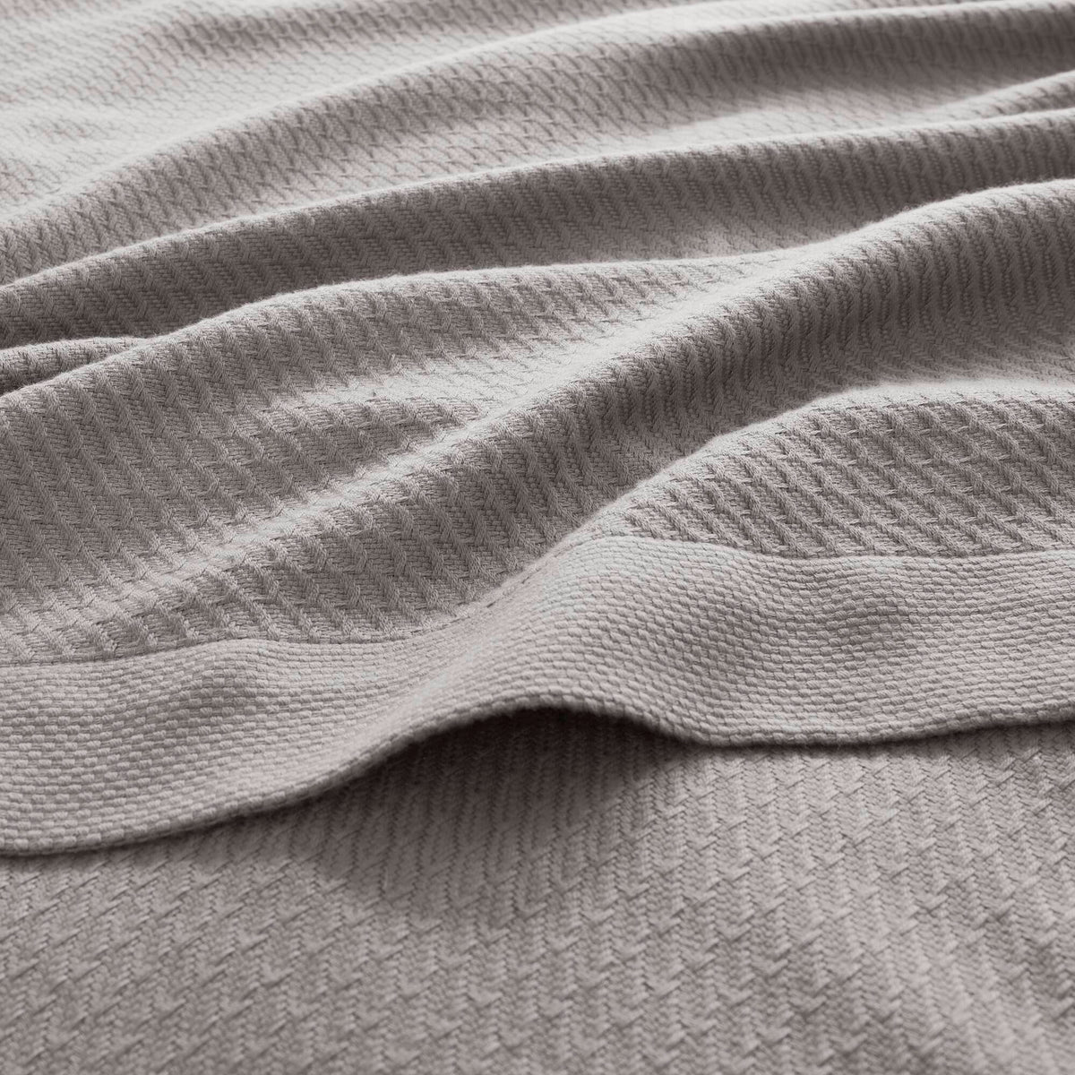 100% Certified Egyptian Cotton Blanket - Grey