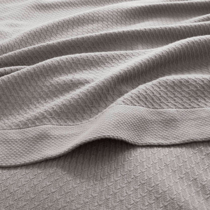 100% Certified Egyptian Cotton Blanket - Grey