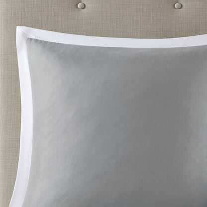 Powell 8 Piece Embroidered Comforter Set - White