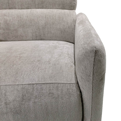 Ava Power Modern Recliner - Light Grey