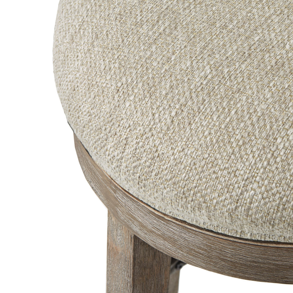 Oaktown Swivel Counter Stool - Cream/Reclaimed Grey