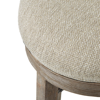 Oaktown Swivel Counter Stool - Cream/Reclaimed Grey