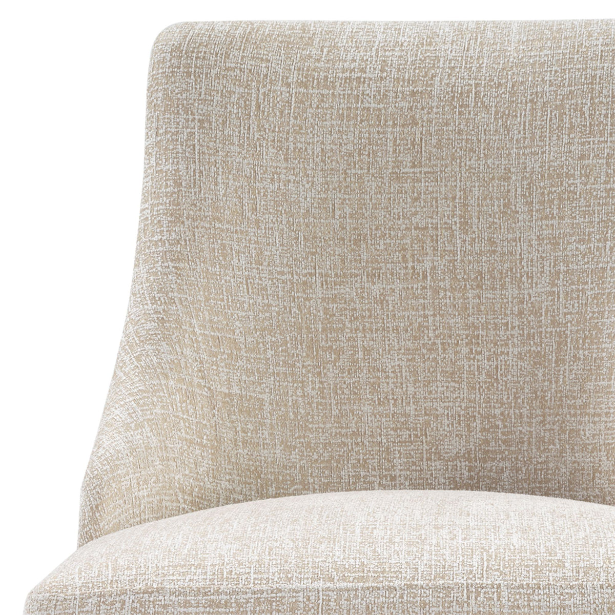 Bryce 26"H Upholstered Counter Stool with Metal Base - Cream