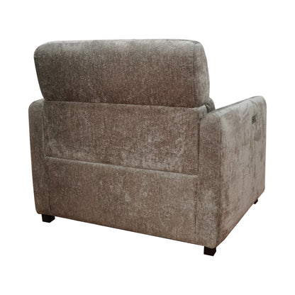 Ava Power Modern Recliner - Beige