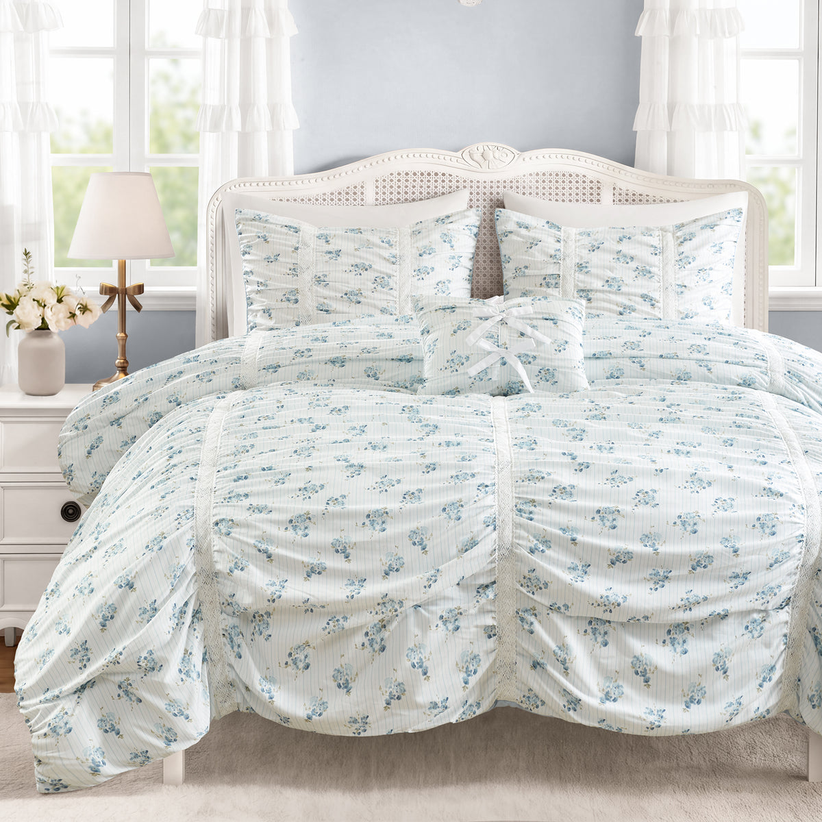 Anabelle Comforter Set - Blue