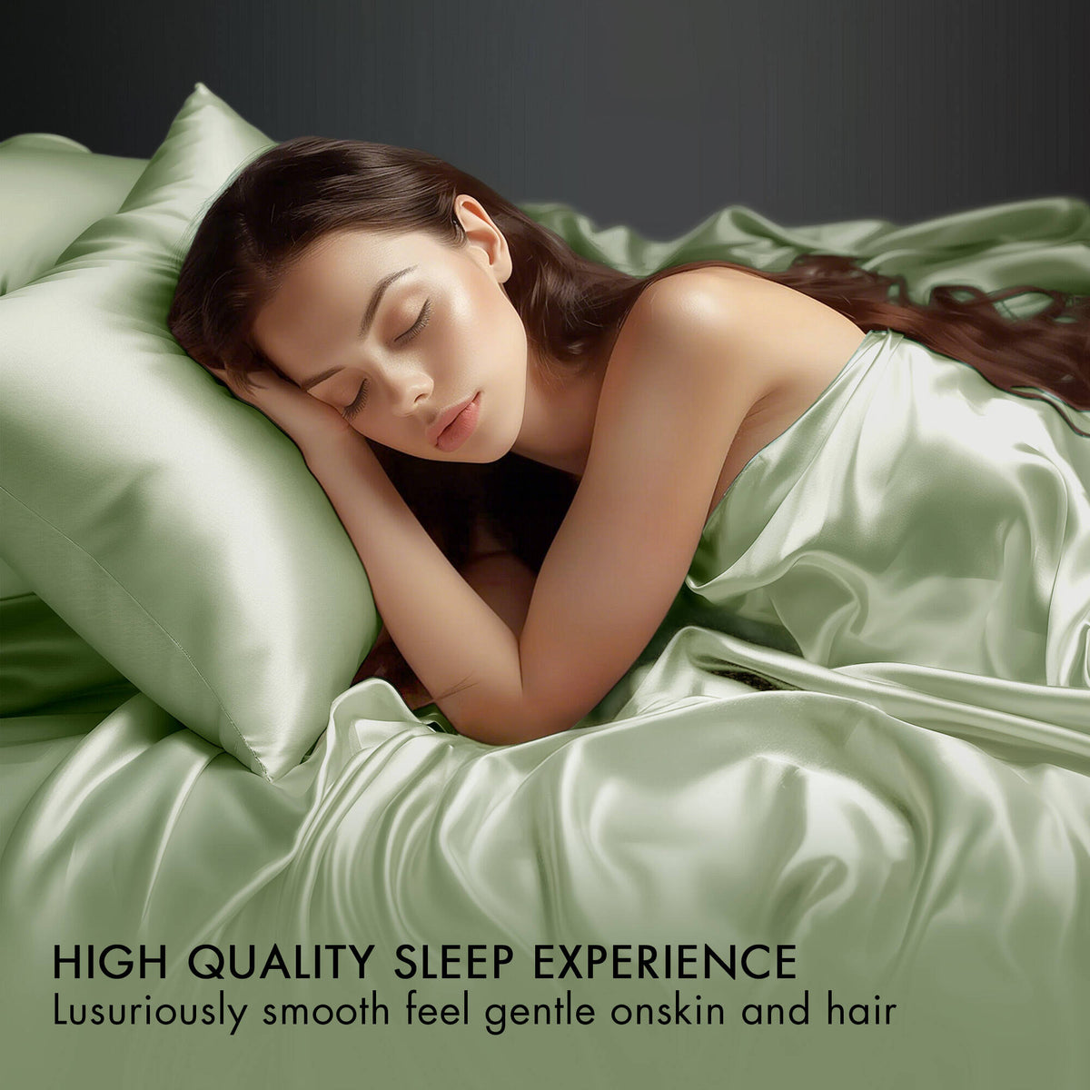 Satin Luxury Sheet Set - Sage