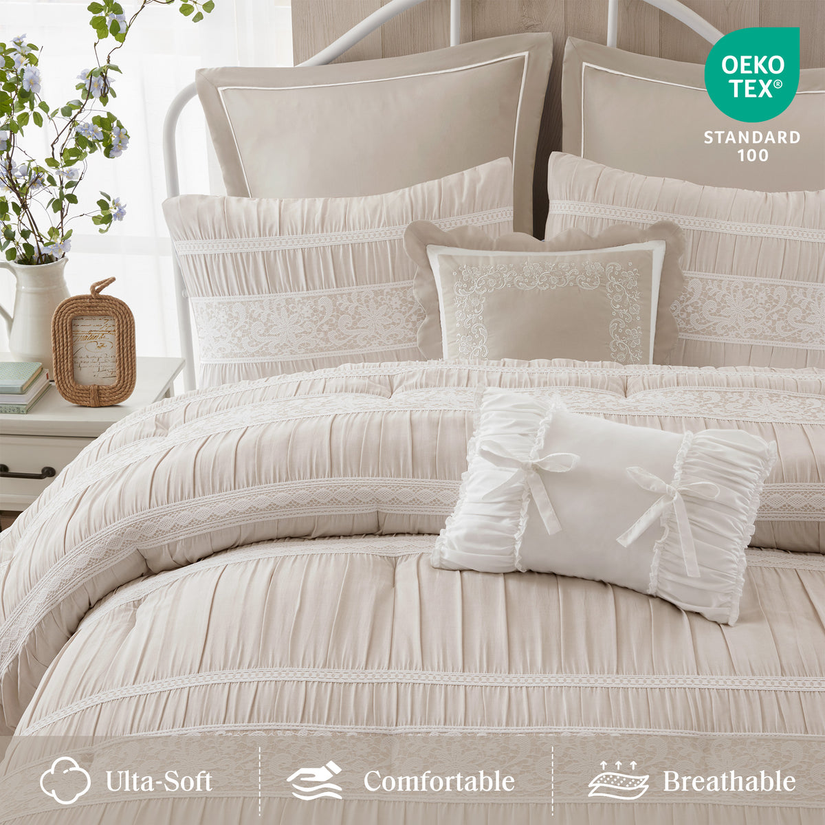Perryn Comforter Set - Neutral