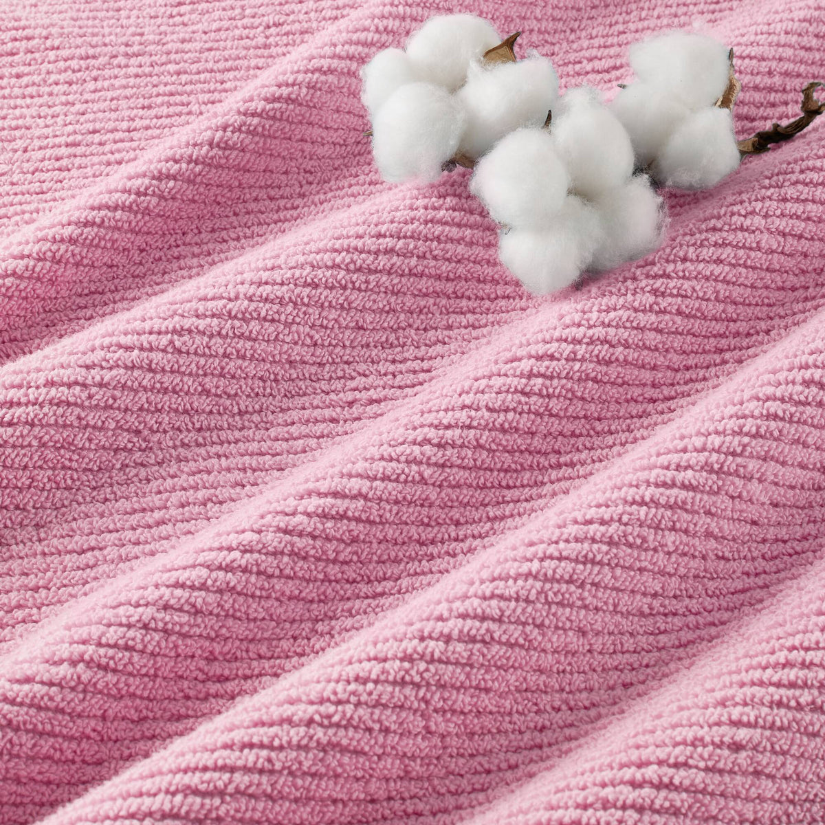Diagonal Ribbed - Pink