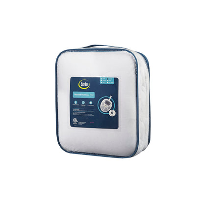 Plush Heated Mattress Pad - White