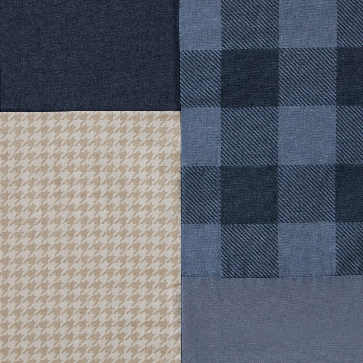 Winter Hills 100% Cotton Shower Curtain - Blue