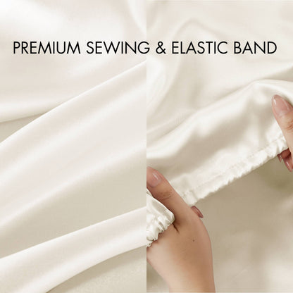 Satin Luxury Sheet Set - Ivory