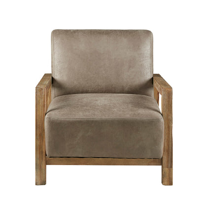 Easton Low Profile Accent Chair - Taupe/Natural