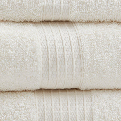 Organic 6 Piece Organic Cotton Towel Set - Ivory