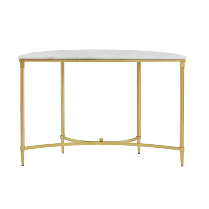 Bordeaux Console Table - White/Gold