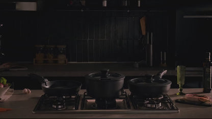 Astercook Stackable 20-Piece Pots & Pans Set – Space-Saving Nonstick Cookware